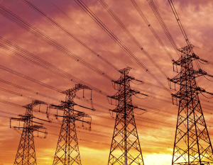 Electricity pylons